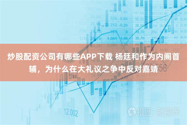 炒股配资公司有哪些APP下载 杨廷和作为内阁首辅，为什么在大礼议之争中反对嘉靖